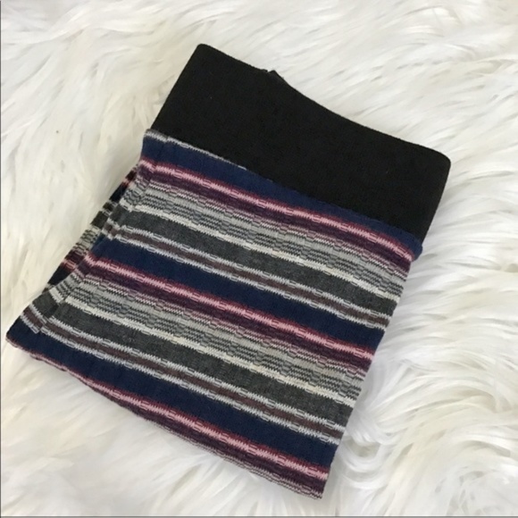 NWOT Nasty Gal Striped Knit Bodycon Midi Skirt - Picture 5 of 6